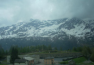 The view during the drive up San Gotthard Pass - photo courtesy of James Chapman