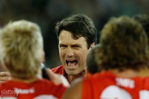 Sydney Swans coach Paul Roos. Slattery Images