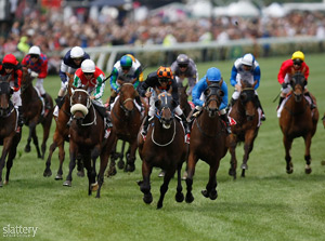 Corey Brown rides Shocking winning the 2009 Melbourne Cup during the 2009 Emirates Melbourne Cup Day at Flemington. Slattery Images
