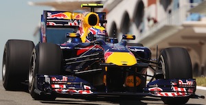 Mark Webber of Australia and Red Bull Racing drives at the Turkish Formula One Grand Prix