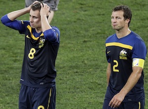 Socceroos defeated by Germany at the 2010 World Cup