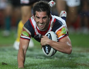 Braith Anasta dives in for a try