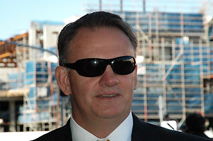 Former Labor leader Mark Latham at the Coalition 2010 Campaign Launch. AAP Image/Steve Gray