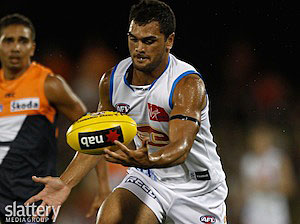 Karmichael Hunt of the Gold Coast in action during the AFL NAB Cup