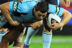 State Of Origin 2011 game 2 action