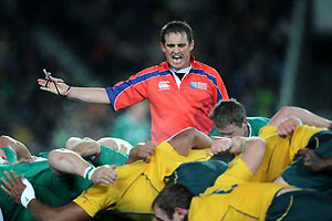 Bryce Lawrence, match referee. (AAP Images)