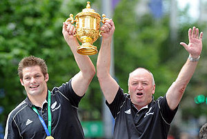 New Zealand captain Richie McCaw (left) and coach Graham Henry