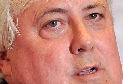 Clive Palmer and his Gold Coast United club have been booted from the A-League AAP Image/John Pryke