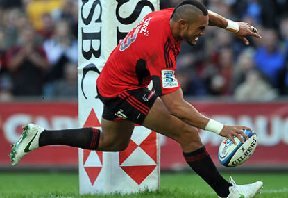 Fruean on fire as Crusaders win in shootout over Tahs