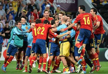 Spain already among the great teams of football