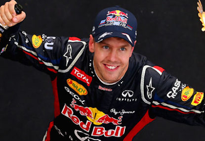 Vettel wins historic 4th straight F1 title