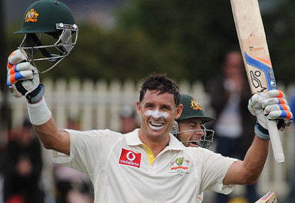 Mike Hussey is Australia's ole man river