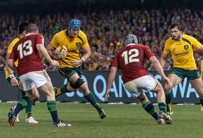 Wallabies skipper James Horwill was crucial in their one-point win. (Tim Anger Photography)
