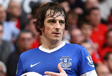 Everton's left-back Leighton Baynes has been a mainstay for the Toffees.