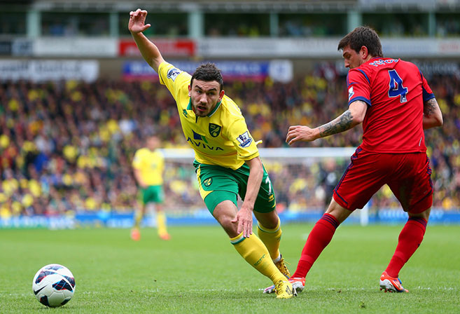 Scotland international Robert Snodgrass was one of the consistent performers for Norwich City last season.