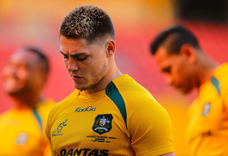James O'Connor during a Wallabies training session