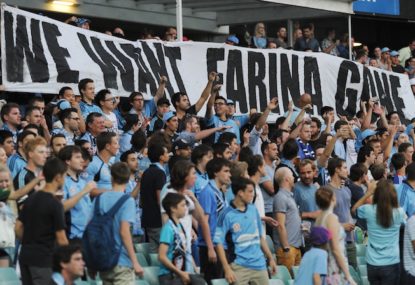 Sydney FC fans are on the brink of desertion