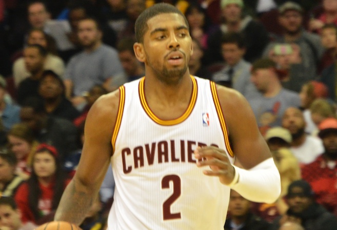 Kyrie Irving of the Cleveland Cavaliers (Source: Wikipedia Commons)
