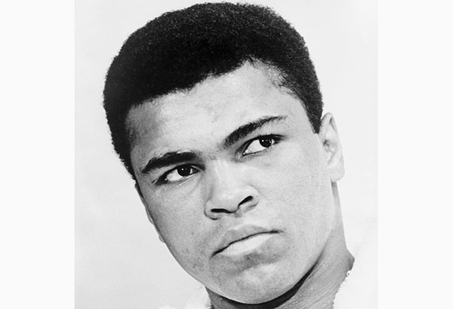 Close-up of Muhammad Ali