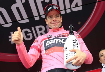 Evans above in Giro - but for how much longer?
