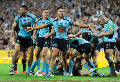 State of Origin 2014 Game 1 full-time result: QLD 8-12 NSW