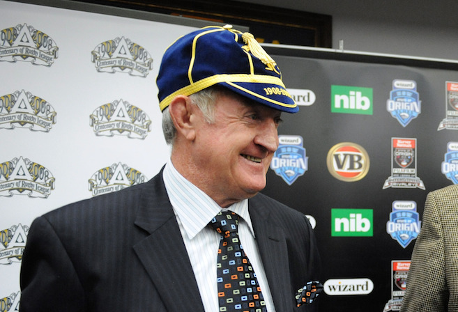 Rugby League immortal Reg Gasnier at NSW team of the century announcement in 2008