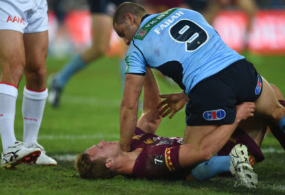 Robbie can expect more than a stiff handshake in Origin 3
