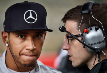 Lewis Hamilton signs three-year extension with Mercedes