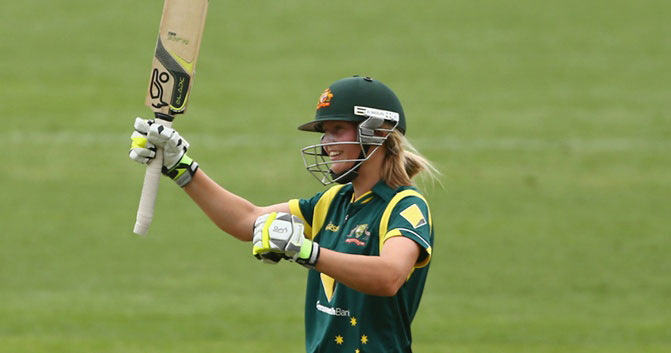 Meg Lanning. Photo via Cricket Australia
