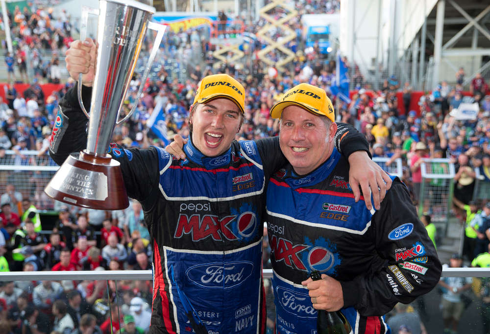 Chaz Mostert and Paul Morris of Ford Performance Racing