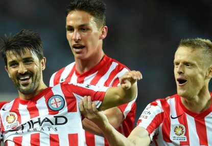 Adelaide beat Melbourne City 2-1 to send Villa home winless