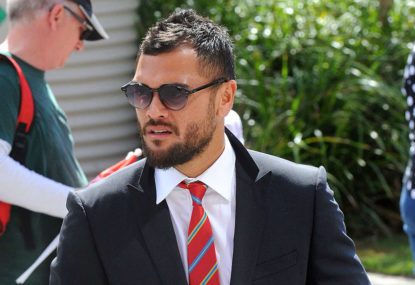 Value for money: Karmichael Hunt leaves a nasty legacy at the Suns