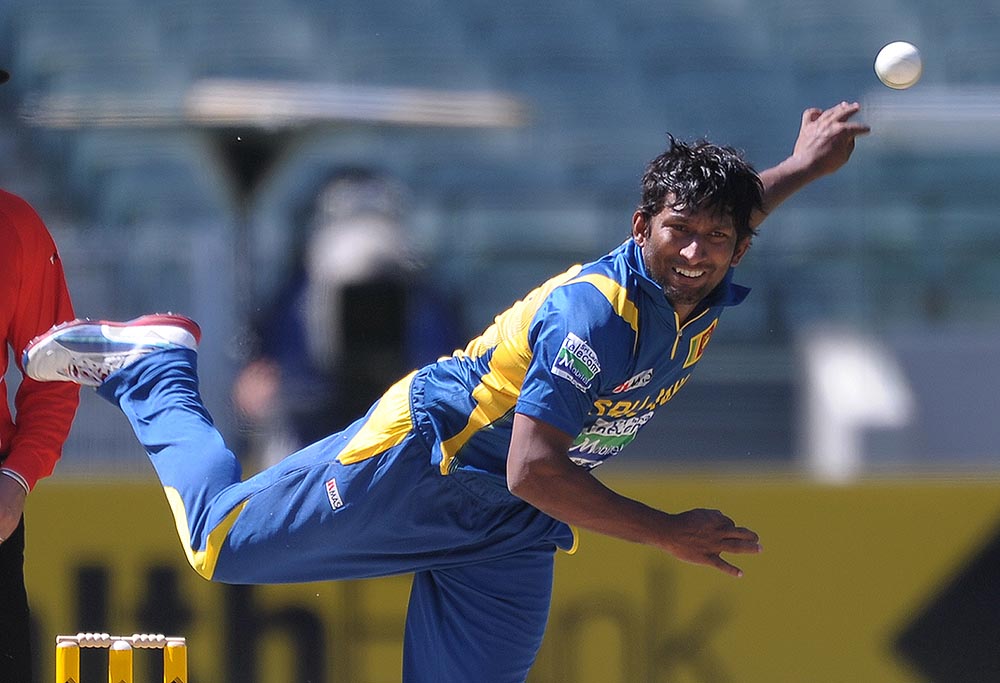 Can Jeevan Mendis pull a Vettori and have Australia in a spin? (AP Photo/Theo Karanikos)