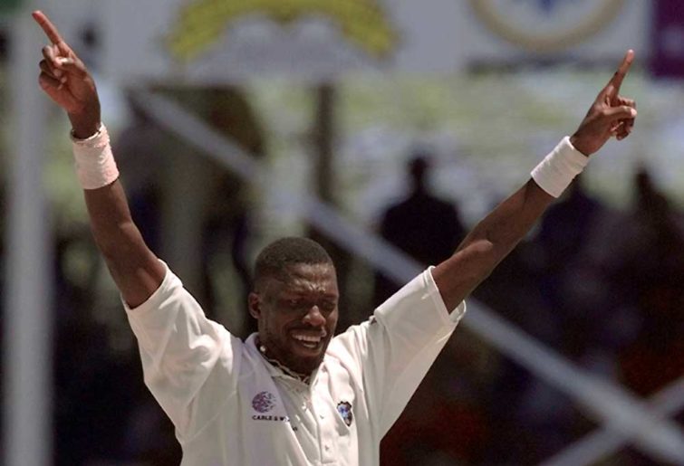 West Indies bowler Curtly Ambrose