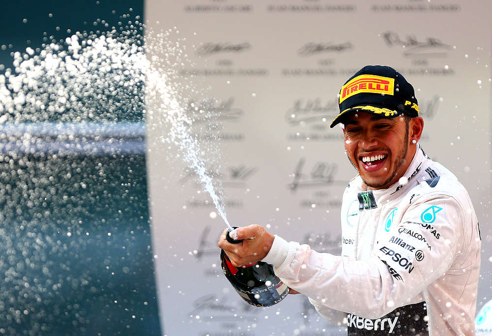 Lewis Hamilton during the Formula One Grand Prix of China