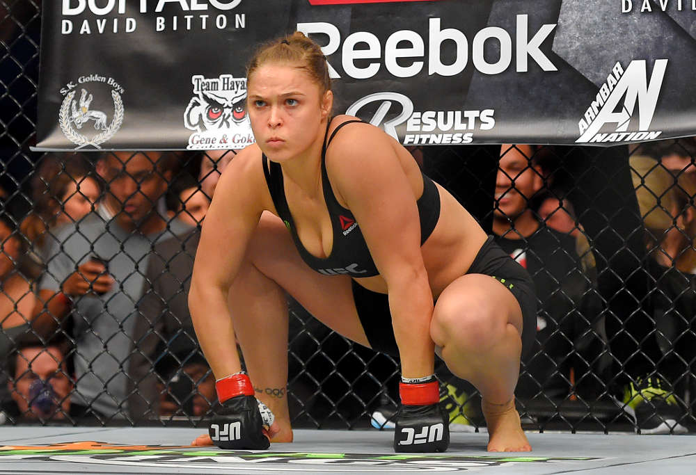 UFC fighter Ronda Rousey.