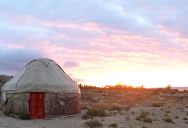 Kyrgyzstan yurt camp