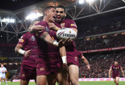 WATCH: Dane Gagai scores the opening try of Origin 2 after amazing footrace