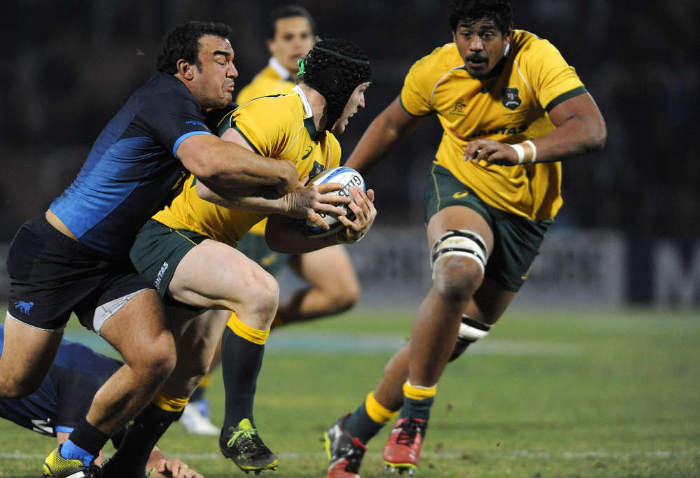 Michael Cheika has found the best role for big Will Skelton. (photo: AFP)