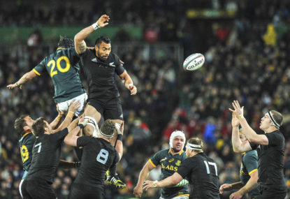 The All Blacks like sticking their feet out