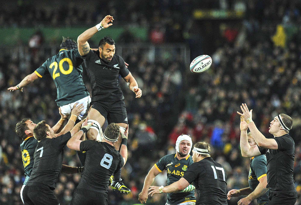 South Africa and New Zealand will meet in the Rugby Championship. (Photos: AFP)
