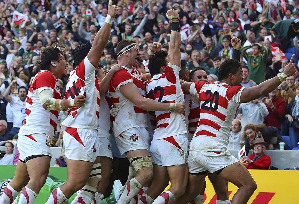 The moment Japan defeated the Springboks