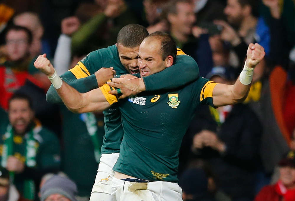 Fourie du Preez South Africa Springboks defeat Wales Rugby World Cup