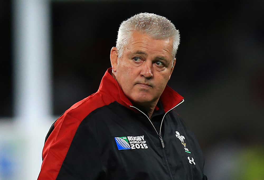 Wales' head coach Warren Gatland