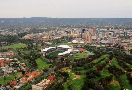 Adelaide Oval seen from above