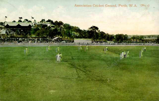 Cricket at the WACA in 1890