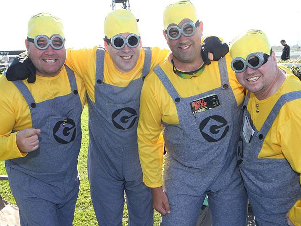 Minions at the Melbourne Cup (AAP)