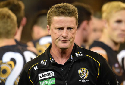 Damien Hardwick could get the chop in 2016, and he's not alone