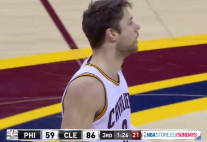 WATCH: Dellavedova's monster night against the 76ers