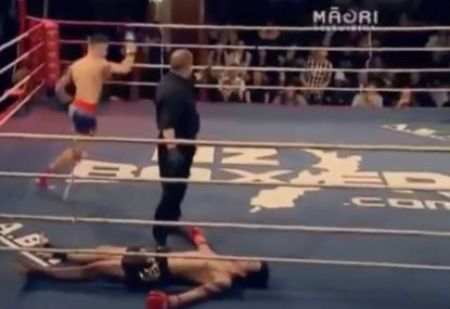 WATCH: KO'd boxer tries to keep fighting, hilarity ensues